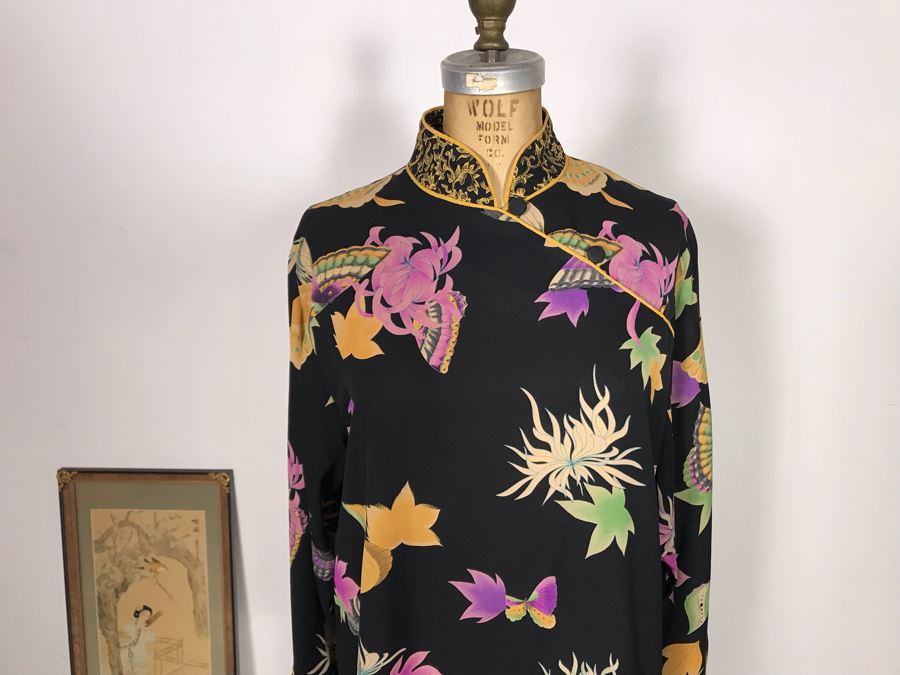 Namba Silk Outfit Jacket And Pants Size M [Photo 3]