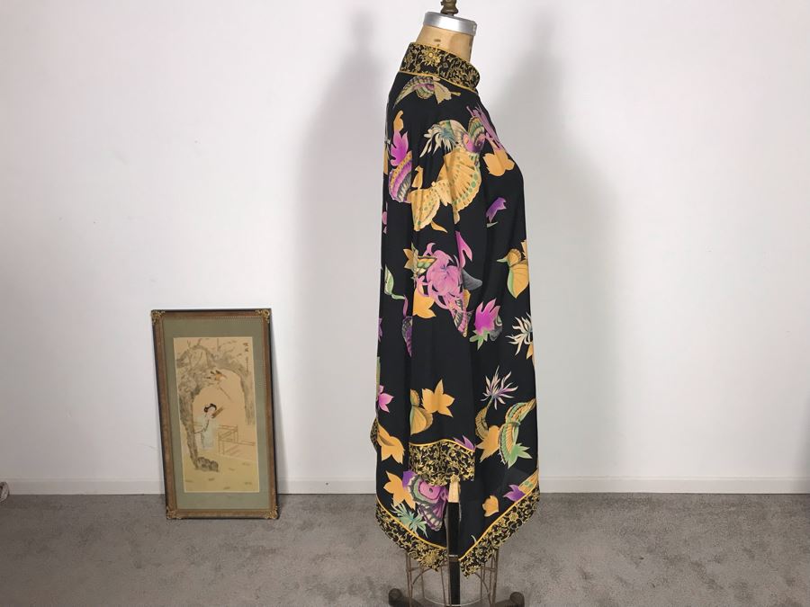 Namba Silk Outfit Jacket And Pants Size M [Photo 4]