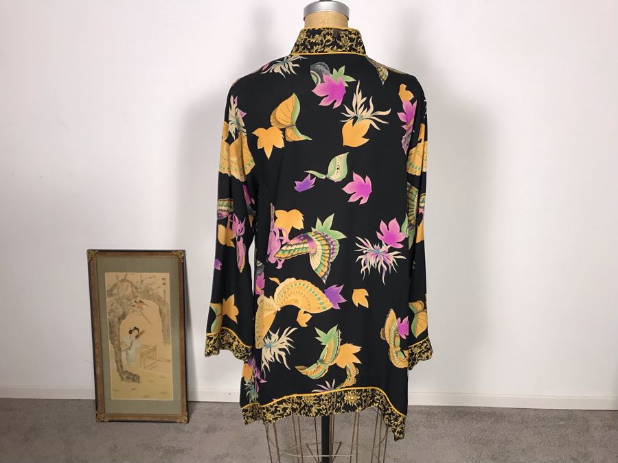 Namba Silk Outfit Jacket And Pants Size M [Photo 5]