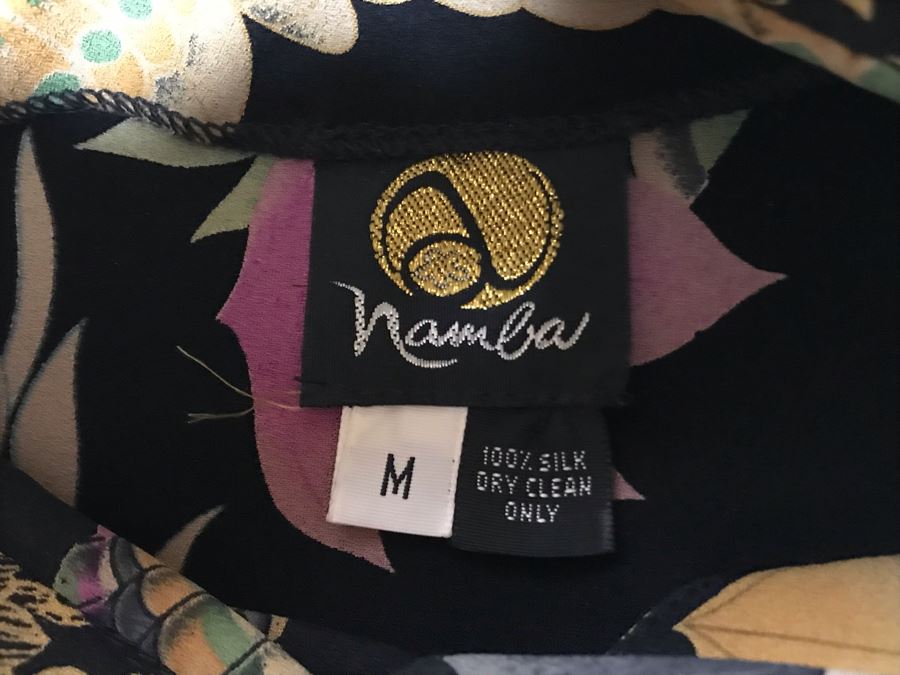 Namba Silk Outfit Jacket And Pants Size M [Photo 9]