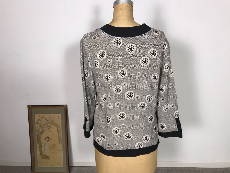 Namba Silk Outfit Jacket And Pants Size S [Photo 5]