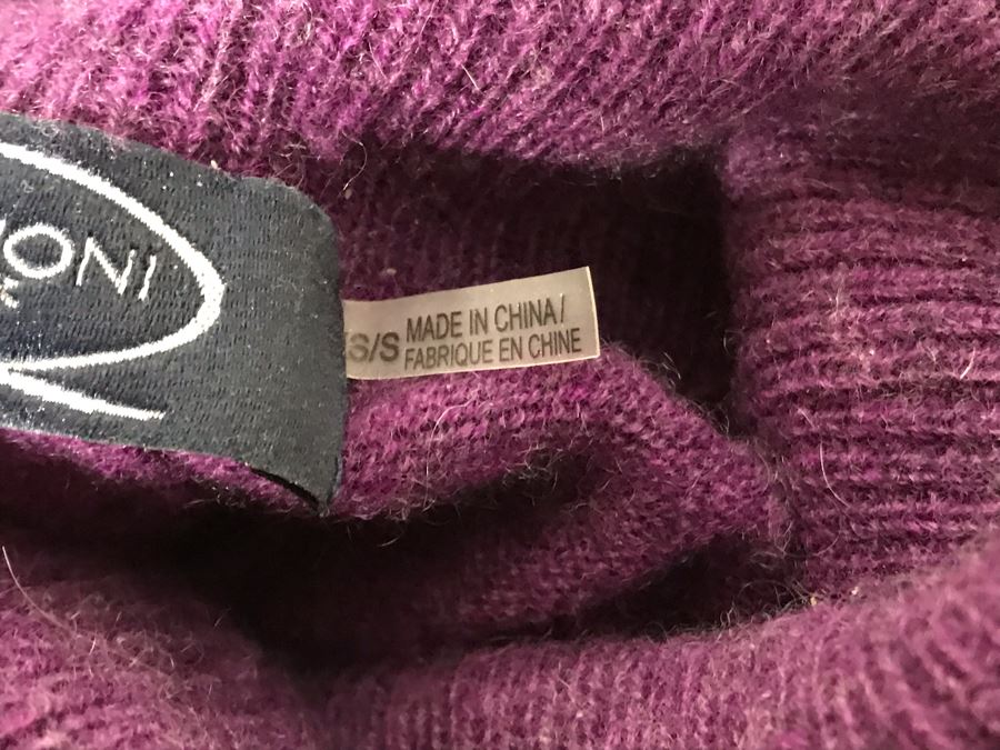 Magaschoni New York Purple Sweater Size XS/S [Photo 7]
