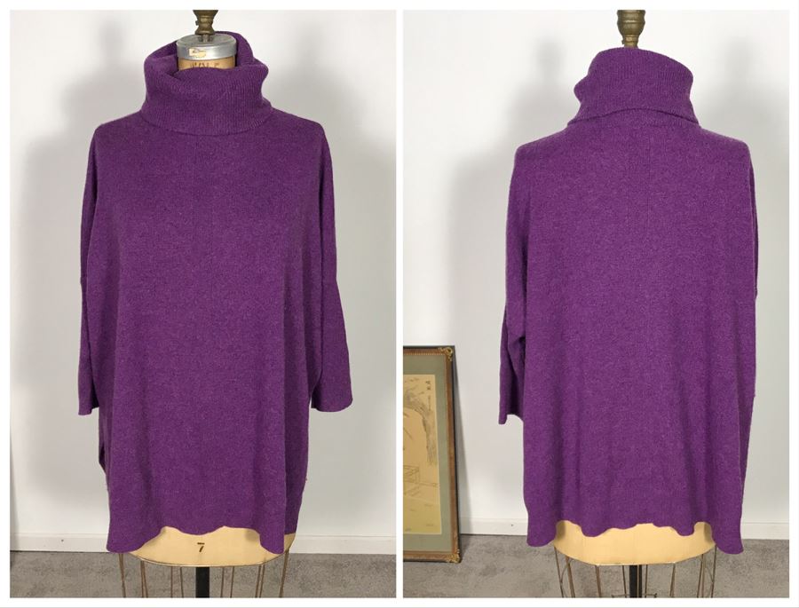 Magaschoni New York Purple Sweater Size XS/S [Photo 1]