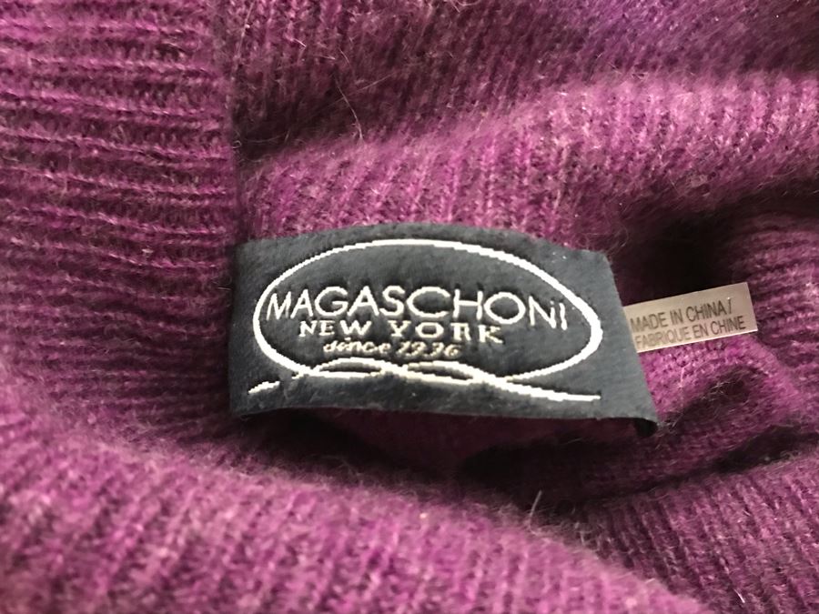 Magaschoni New York Purple Sweater Size XS/S [Photo 6]