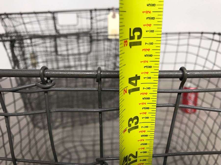 Set Of (3) Wire Cabo Harvest Baskets 20W X 14H Retails $180 [Photo 13]