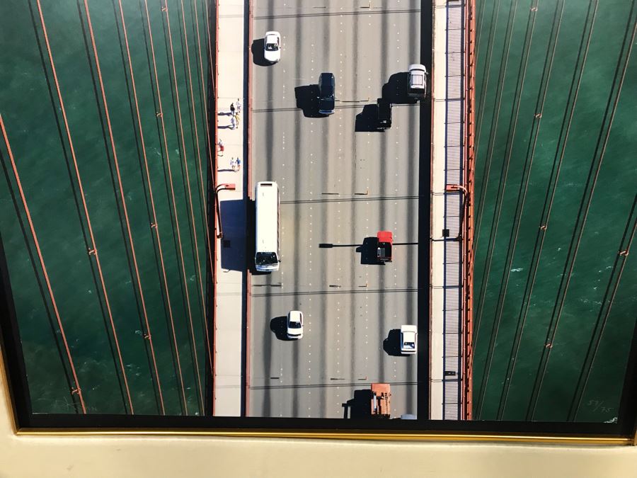 Dennis Kohn Signed Limited Edition Triptych San Franciso's Golden Gate Bridge Photograph 57 Of 75 - 36 X 75 - Retails $2,800 (JUST ADDED) [Photo 11]