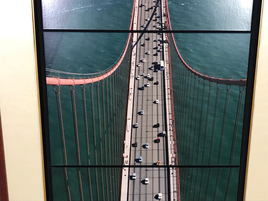 Dennis Kohn Signed Limited Edition Triptych San Franciso's Golden Gate Bridge Photograph 57 Of 75 - 36 X 75 - Retails $2,800 (JUST ADDED) [Photo 6]