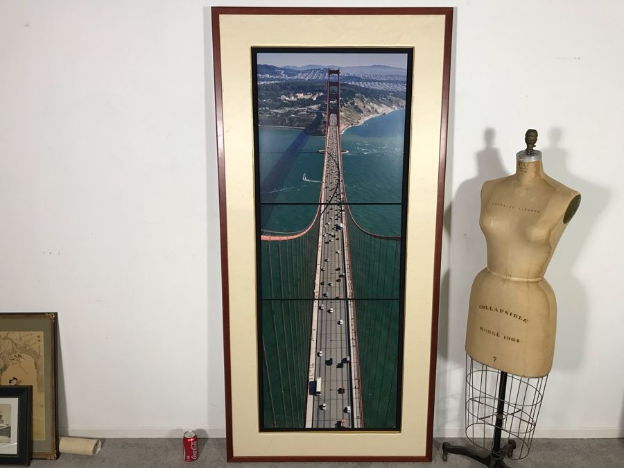 Dennis Kohn Signed Limited Edition Triptych San Franciso's Golden Gate Bridge Photograph 57 Of 75 - 36 X 75 - Retails $2,800 (JUST ADDED) [Photo 2]