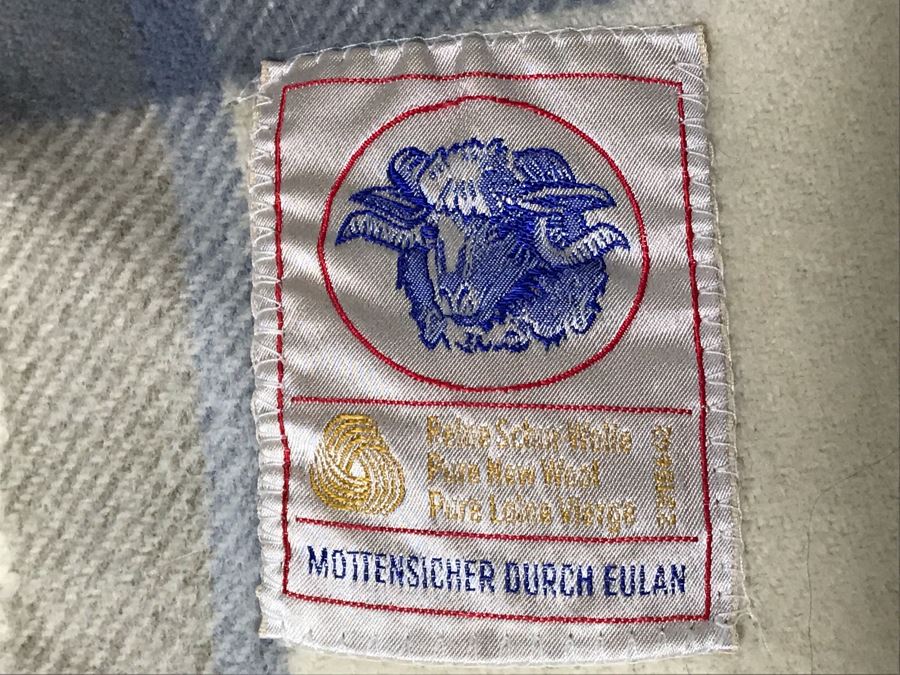 Pure New Wool Throw Blanket 69 X 52 (JUST ADDED) [Photo 3]
