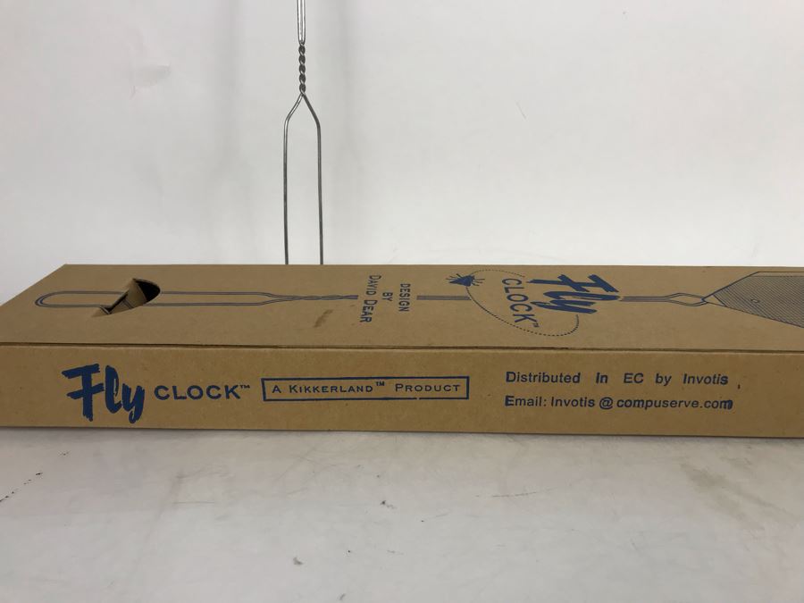 Vintage Fly Clock Design By David Dear With Original Box (JUST ADDED) [Photo 5]