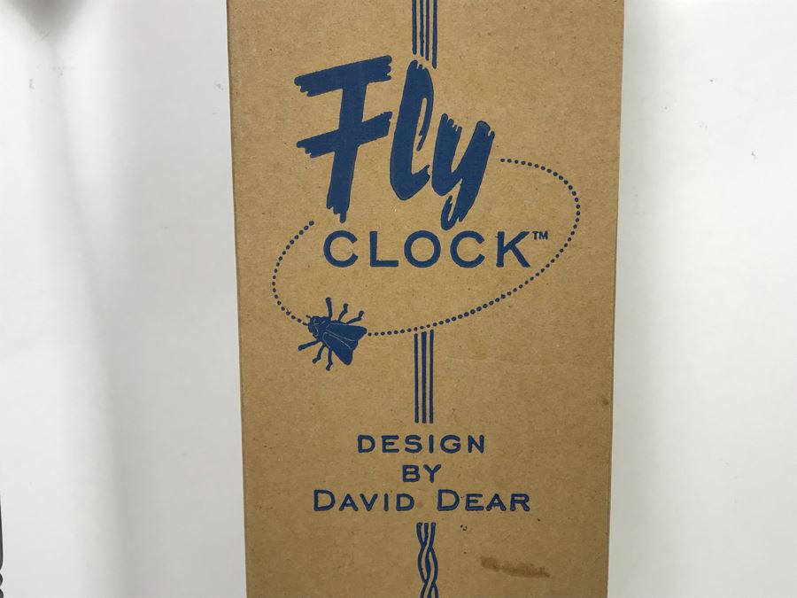 Vintage Fly Clock Design By David Dear With Original Box (JUST ADDED) [Photo 4]