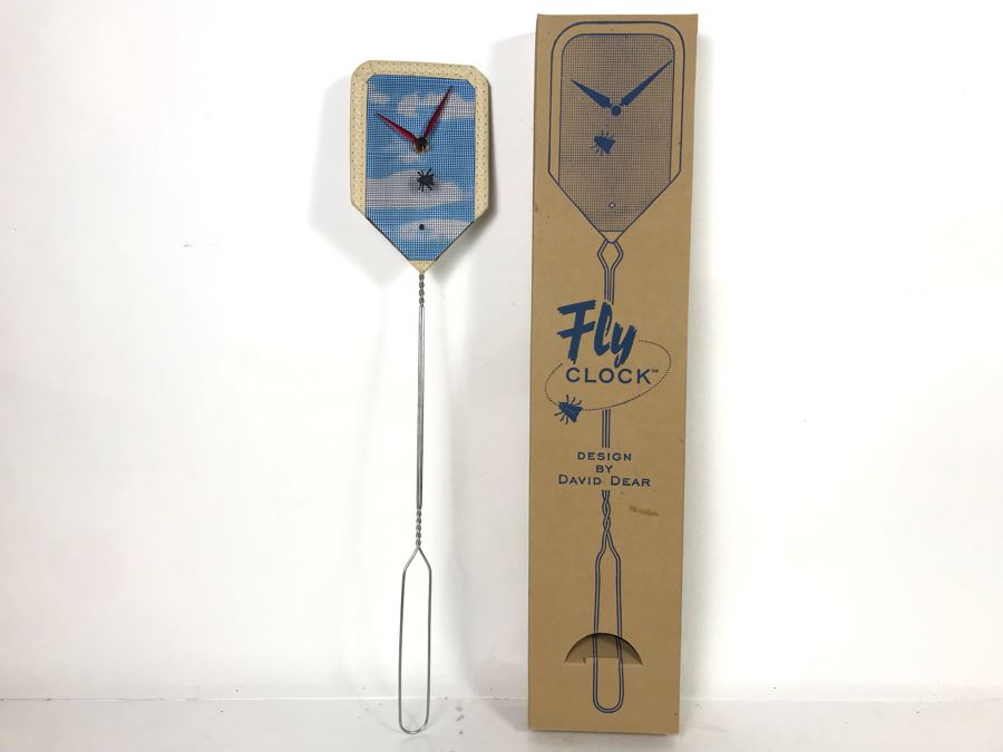 Vintage Fly Clock Design By David Dear With Original Box (JUST ADDED) [Photo 2]