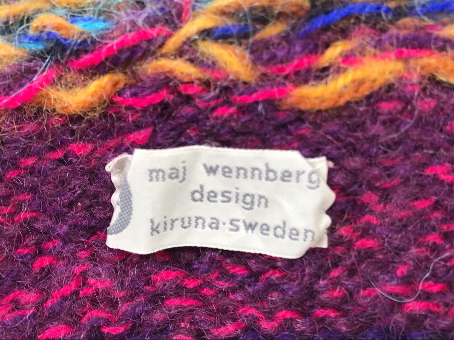 Maj Wennberg Design Knitted Wool Hat Kiruna Sweden (JUST ADDED) [Photo 7]