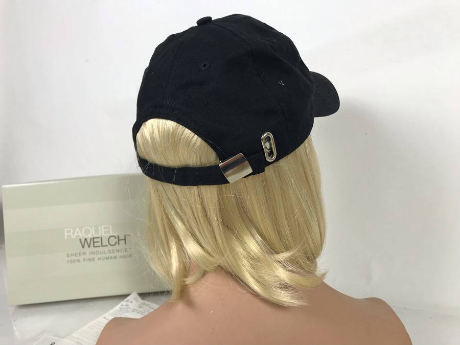 Raquel Welch Sheer Indulgence 100% Fine Human Hair Blonde Wig With Hat Retailed $895 (JUST ADDED) [Photo 5]