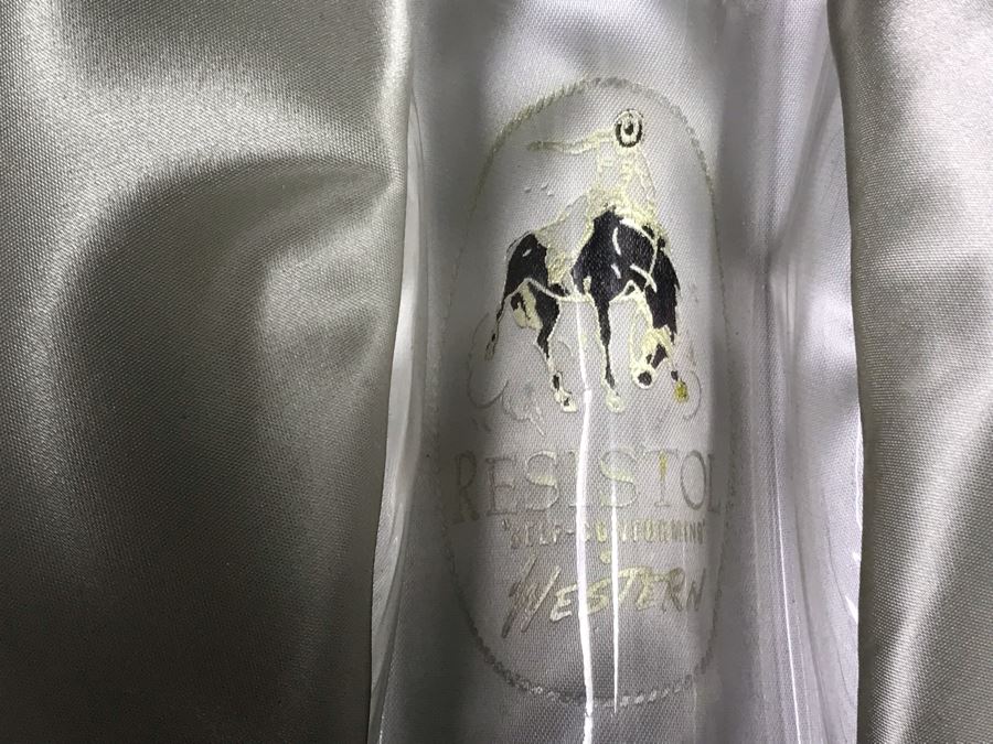 Men's Resistol 4X Beaver Hat George Strait Design Size 7 3/8 With Box (JUST ADDED) [Photo 7]