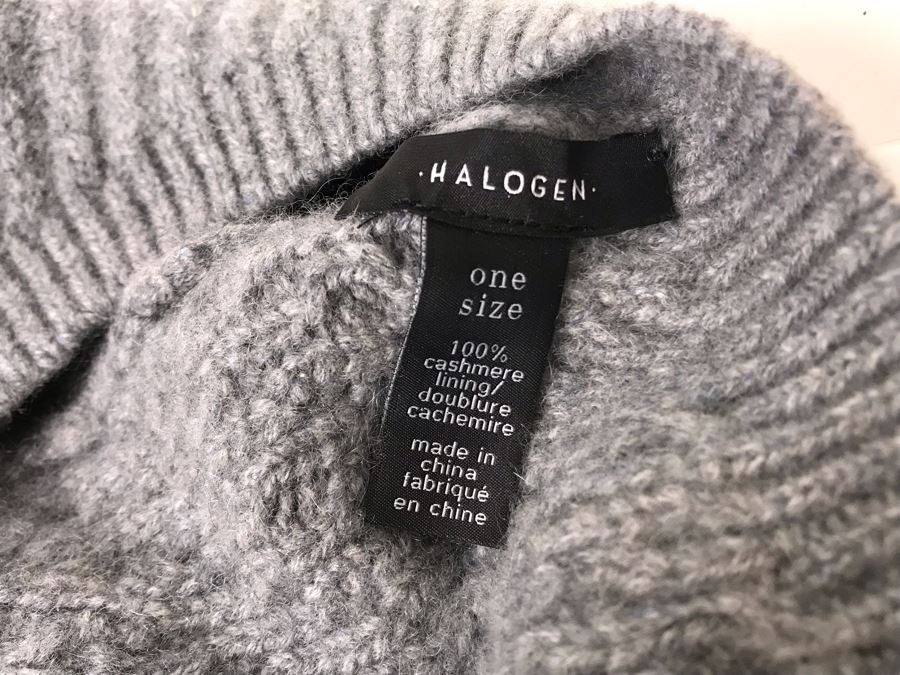 Pair Of Cashmere Halogen One Size Fits All Hats (JUST ADDED) [Photo 8]