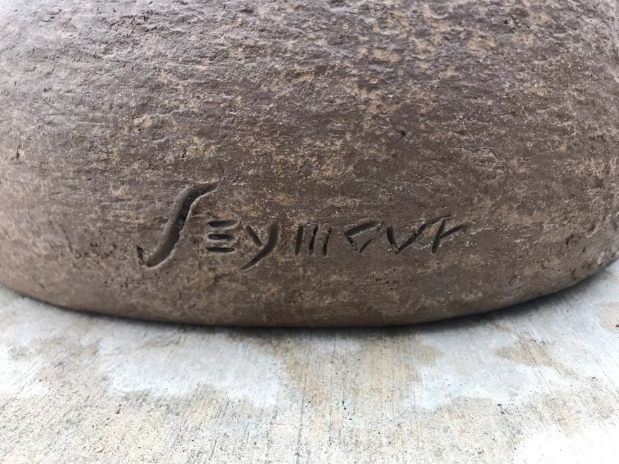 John Seymour Signed Large Pottery Stoneware Mid-Century Modernist Polar Bear Sculpture 18W X 13D X 21H (JUST ADDED) [Photo 10]