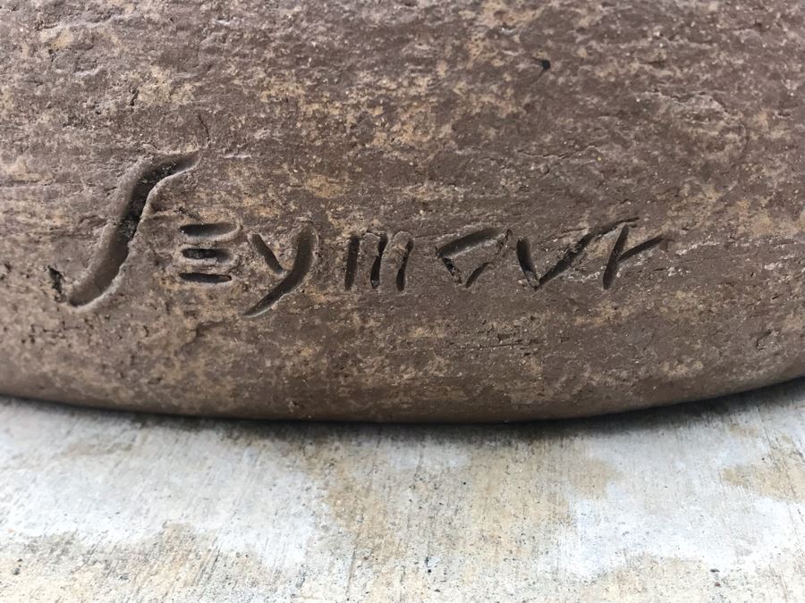 John Seymour Signed Large Pottery Stoneware Mid-Century Modernist Polar Bear Sculpture 18W X 13D X 21H (JUST ADDED) [Photo 11]