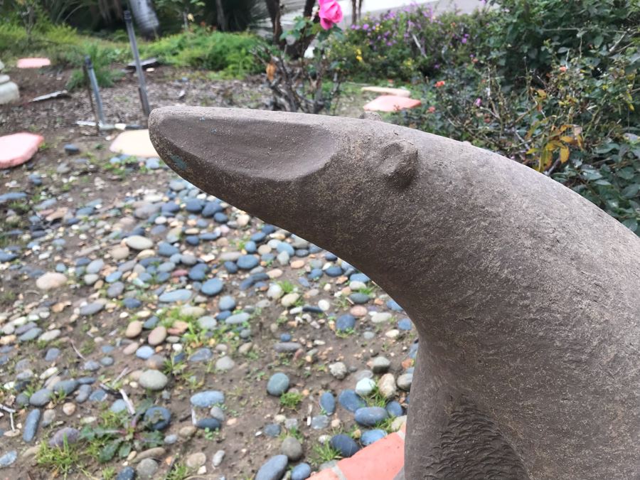 John Seymour Signed Large Pottery Stoneware Mid-Century Modernist Polar Bear Sculpture 18W X 13D X 21H (JUST ADDED) [Photo 9]