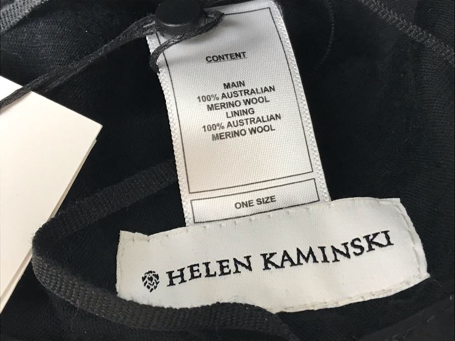 New With Tags Helen Kaminiski 100% Australian Merino Wool Hat One Size Fits All (JUST ADDED) [Photo 7]