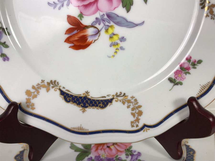 Set Of (10) Mikasa Fine China Plates Lorraine From Japan 10 3/8'R (JUST ADDED) [Photo 4]