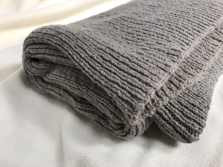 Calvin Klein Home 100 Cotton Throw Blanket 84 X 41 JUST ADDED