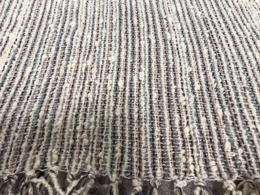 The Three Weavers Houston, Texas Handwoven Mohair & Wool Throw Blanket 68 X 51 (JUST ADDED) [Photo 5]