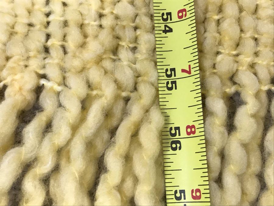 Kennebunk Weavers Yellow Throw Blanket Made In USA 57 X 43 (JUST ADDED) [Photo 6]