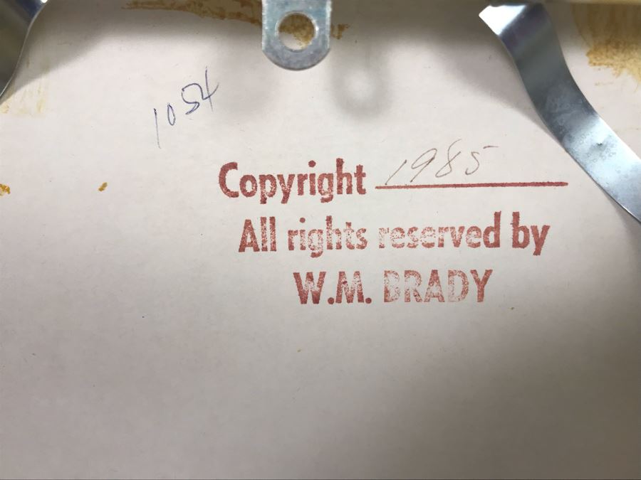 Small Plein Air Painting Of Santa Barbara Coastline W. M. Brady 1985 8.25 X 8.25 (JUST ADDED) [Photo 12]