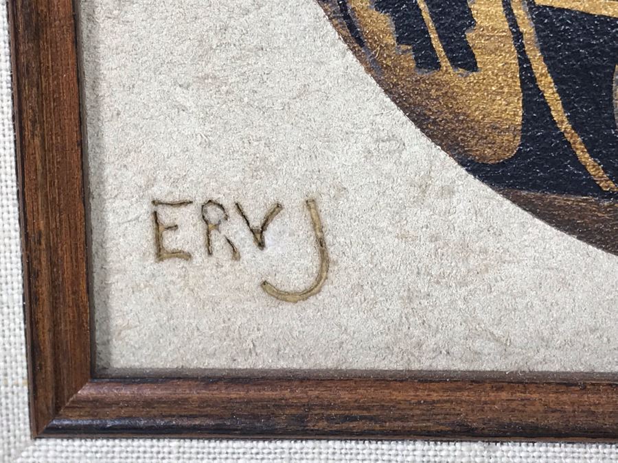 Erv Johnson Original Painting Hopi Native American Pottery From Albuquerque NM 7 X 5 (JUST ADDED) [Photo 6]