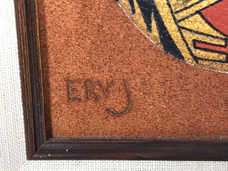 Erv Johnson Original Painting Hopi Native American Pottery From Albuquerque NM 5 X 7 (JUST ADDED) [Photo 7]