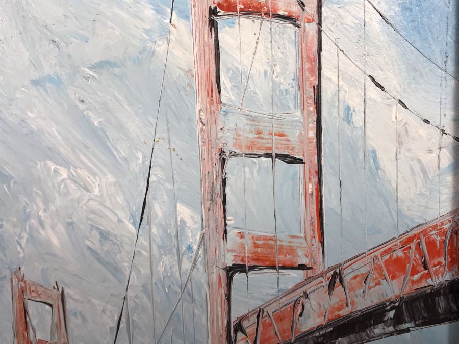 Anna Chrasta Original Impressionist Painting Of Golden Gate Bridge San Francisco 24 X 18 (JUST ADDED) [Photo 14]