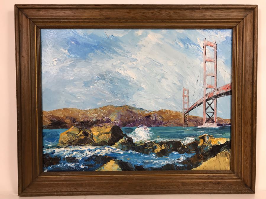 Anna Chrasta Original Impressionist Painting Of Golden Gate Bridge San ...