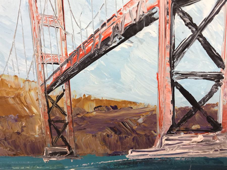 Anna Chrasta Original Impressionist Painting Of Golden Gate Bridge San Francisco 24 X 18 (JUST ADDED) [Photo 15]