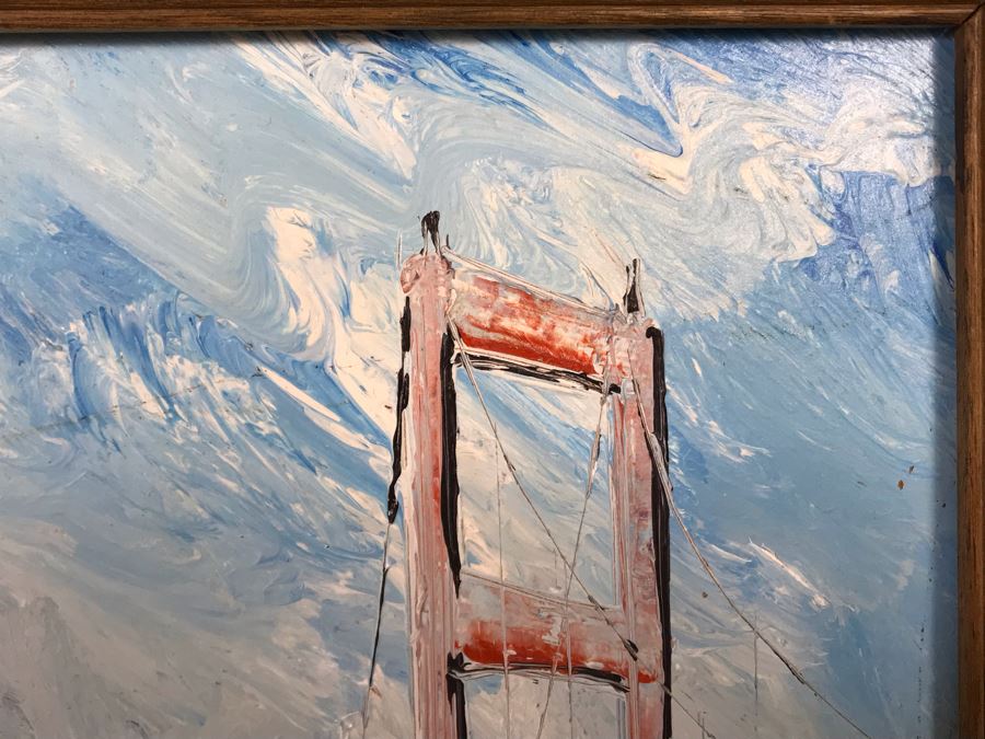 Anna Chrasta Original Impressionist Painting Of Golden Gate Bridge San Francisco 24 X 18 (JUST ADDED) [Photo 13]