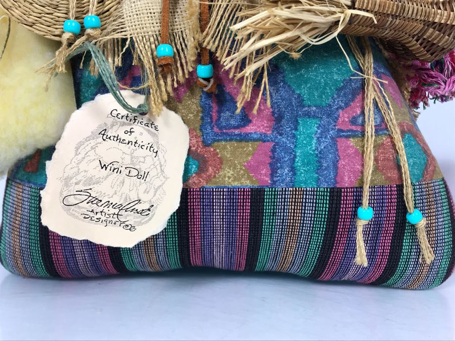 Signed Native American (Navajo) Wini Doll by Sue Malinski Handmade 16W X 9D X 16H (JUST ADDED) [Photo 10]