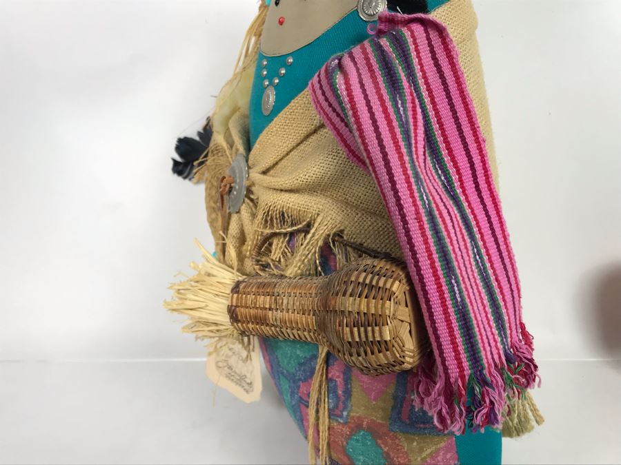 Signed Native American (Navajo) Wini Doll by Sue Malinski Handmade 16W X 9D X 16H (JUST ADDED) [Photo 11]