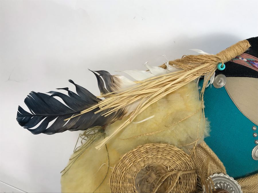 Signed Native American (Navajo) Wini Doll by Sue Malinski Handmade 16W X 9D X 16H (JUST ADDED) [Photo 9]