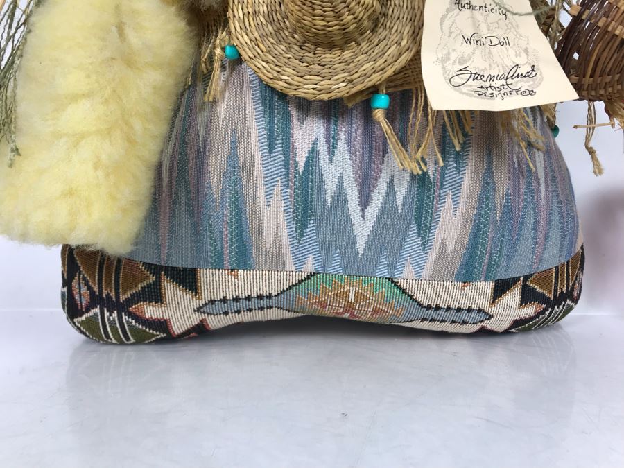Signed Native American (Navajo) Wini Doll by Sue Malinski Handmade 17W X 10D X 15H (JUST ADDED) [Photo 10]