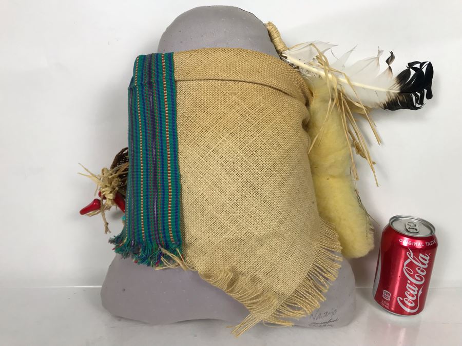 Signed Native American (Navajo) Wini Doll by Sue Malinski Handmade 17W X 10D X 15H (JUST ADDED) [Photo 13]