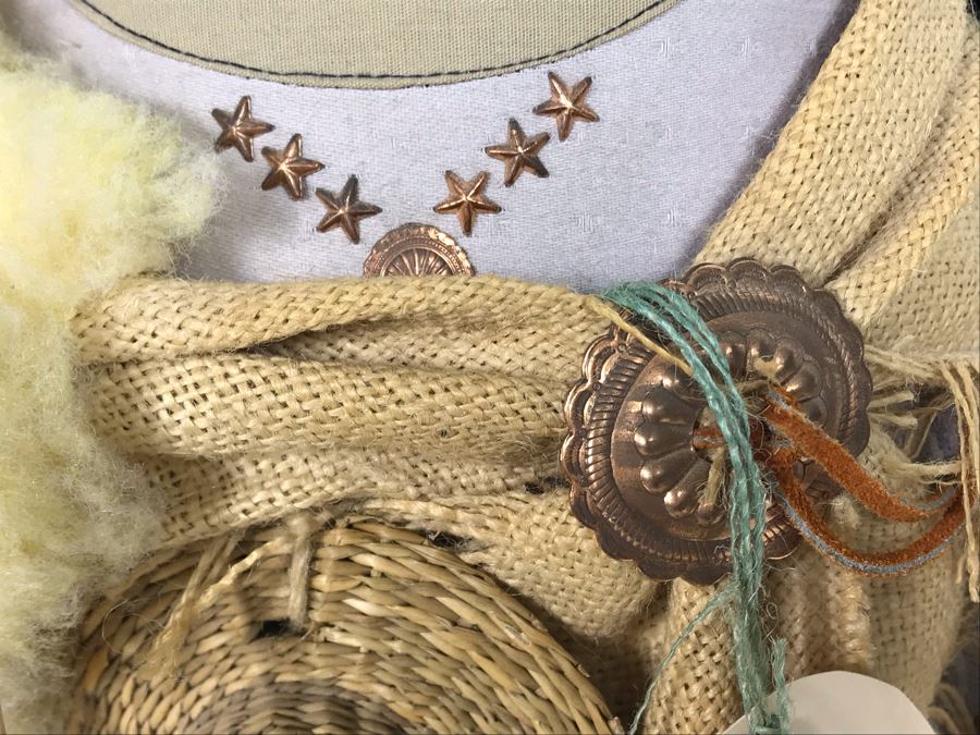 Signed Native American (Navajo) Wini Doll by Sue Malinski Handmade 17W X 10D X 15H (JUST ADDED) [Photo 4]