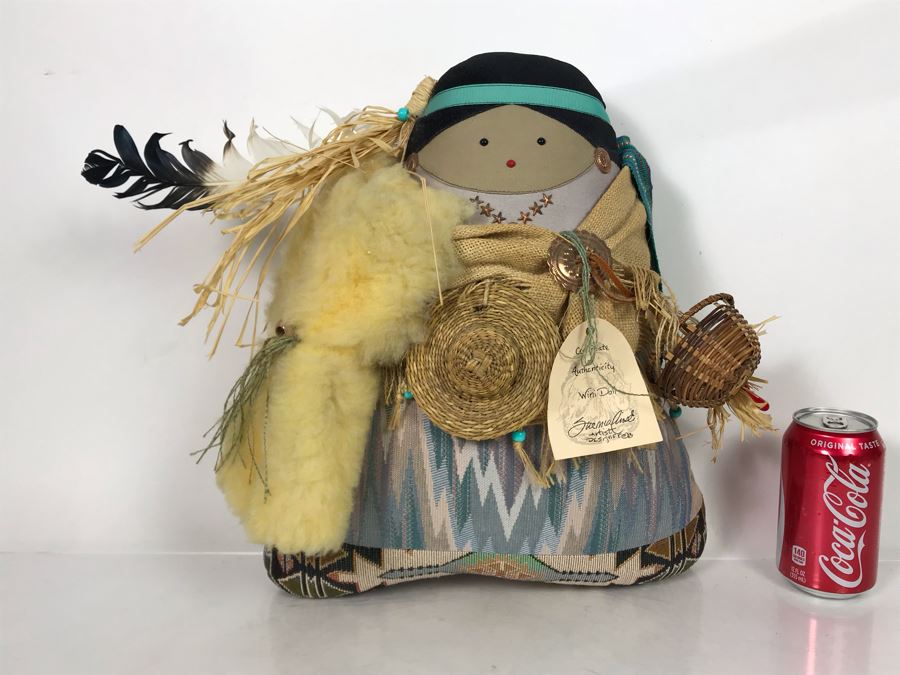 Signed Native American (Navajo) Wini Doll by Sue Malinski Handmade 17W X 10D X 15H (JUST ADDED) [Photo 2]