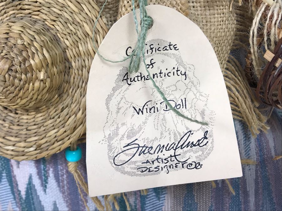 Signed Native American (Navajo) Wini Doll by Sue Malinski Handmade 17W X 10D X 15H (JUST ADDED) [Photo 5]