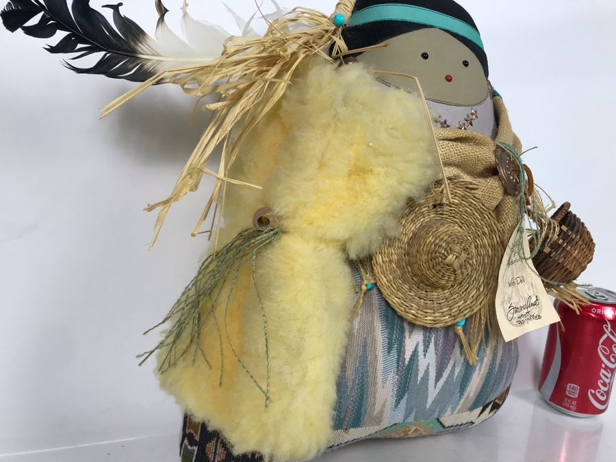 Signed Native American (Navajo) Wini Doll by Sue Malinski Handmade 17W X 10D X 15H (JUST ADDED) [Photo 11]