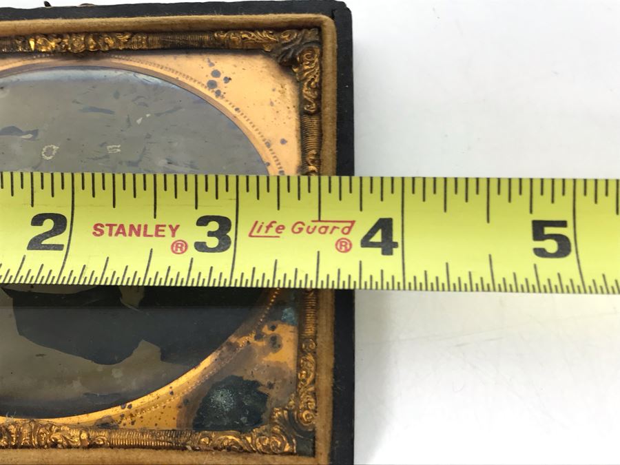 Old Daguerreotype Photograph Of Couple With Half Of Case 3.25 X 3.75 (JUST ADDED) [Photo 13]