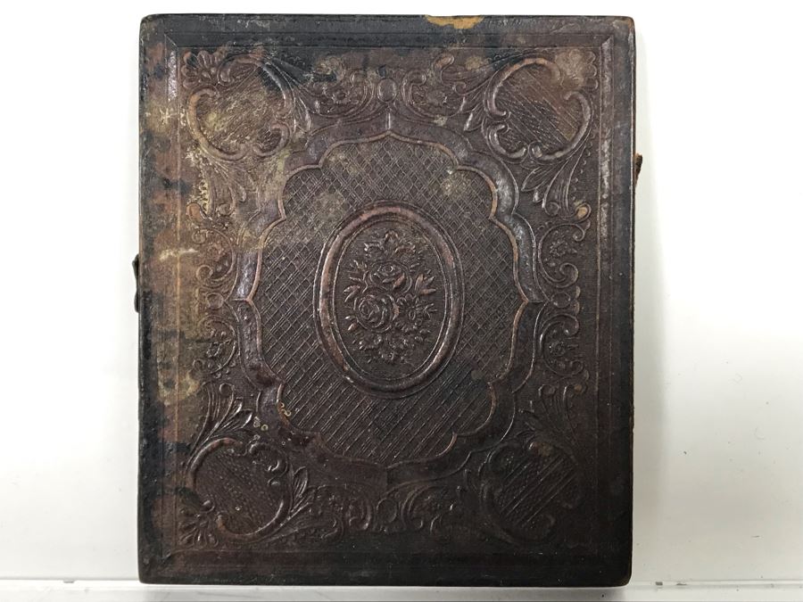 Old Daguerreotype Photograph Of Couple With Half Of Case 3.25 X 3.75 (JUST ADDED) [Photo 11]