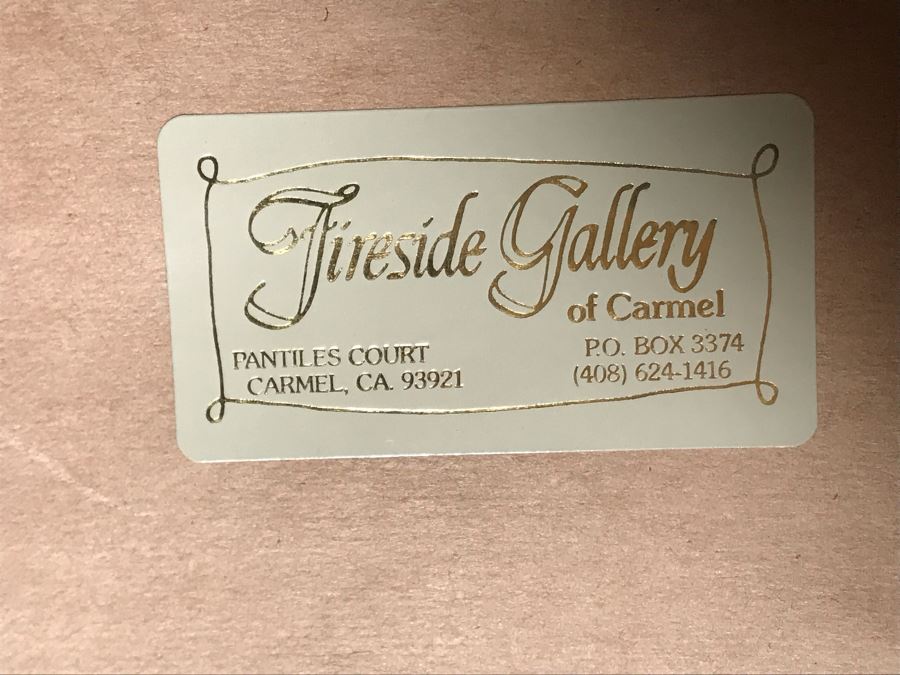 Carolyn Marie Lord Fine Art Pair Of Original Floral Watercolor Paintings Signed From Fireside Gallery Of Carmel, CA 15.5W X 22.5H Each (JUST ADDED) [Photo 12]