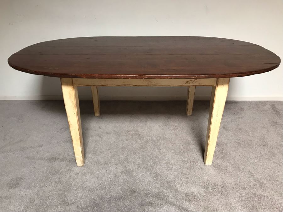 JUST ADDED - Vintage Farm Style Table 72W X 42D X 30H [Photo 1]