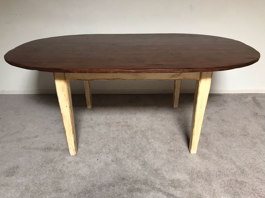 Vintage Farm Style Table 72W X 42D X 30H (JUST ADDED) [Photo 2]