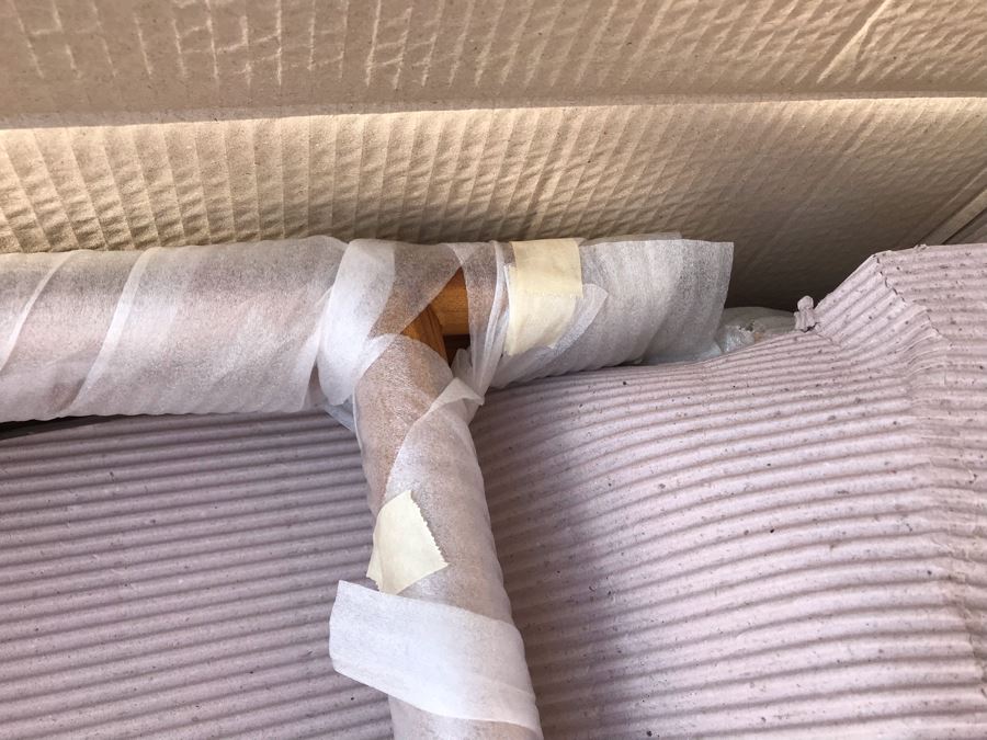 Set Of (2) New In Box Justina Uttan Folding Chairs Natural Color Retails $740 [Photo 7]